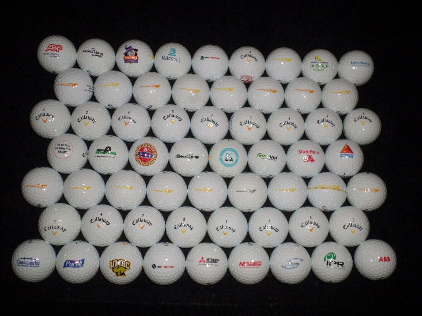 60 Callaway Warbird 2.0 Golf Balls