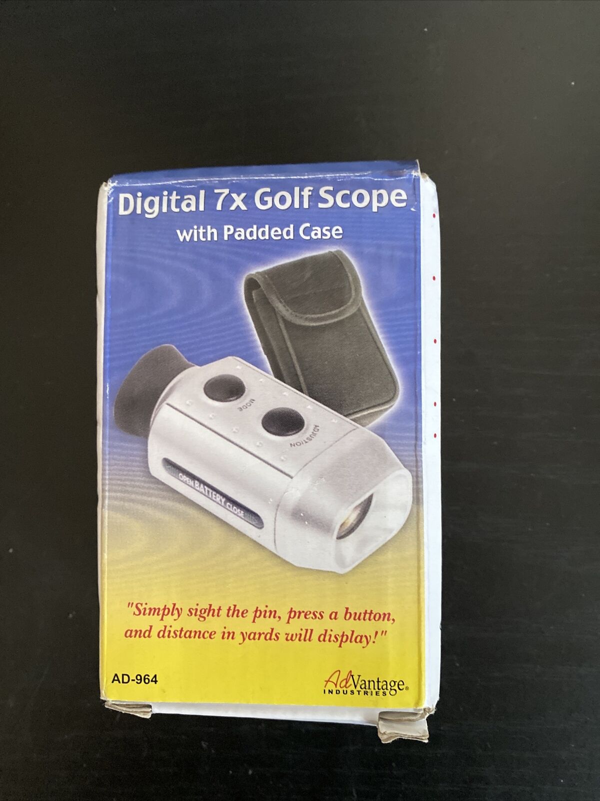 Digital 7x Golf Scope with Padded Case ADVantage Industries New In box