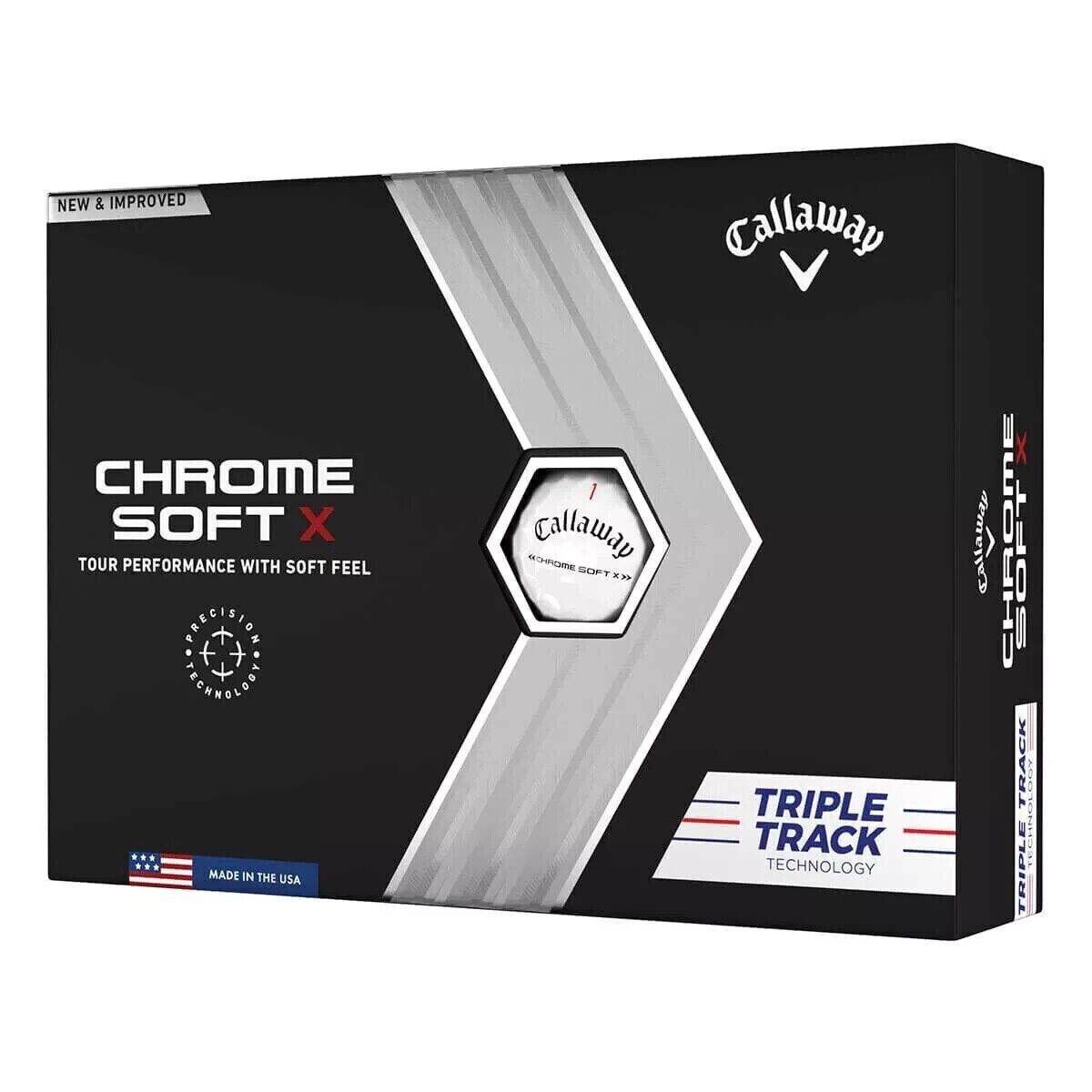 Callaway Chrome Soft X TripleTrack 2022 Golf Balls 12-Pack