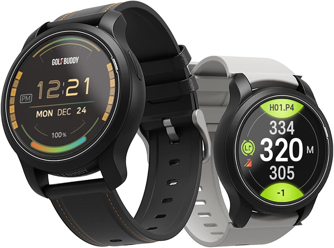 Aim W12 Golf GPS Watch, Premium Full Color Touchscreen, Preloaded with 40,000 Wo