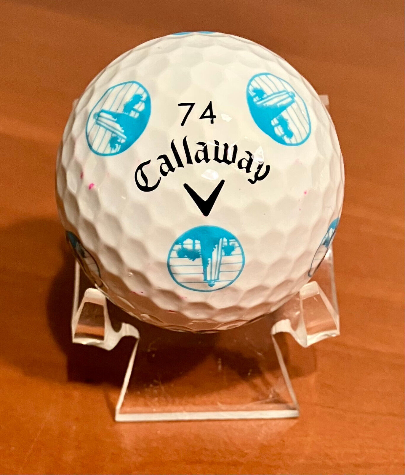Bald Head Island Club North Carolina Callaway Chrome Soft TRUVIS Logo Golf Ball