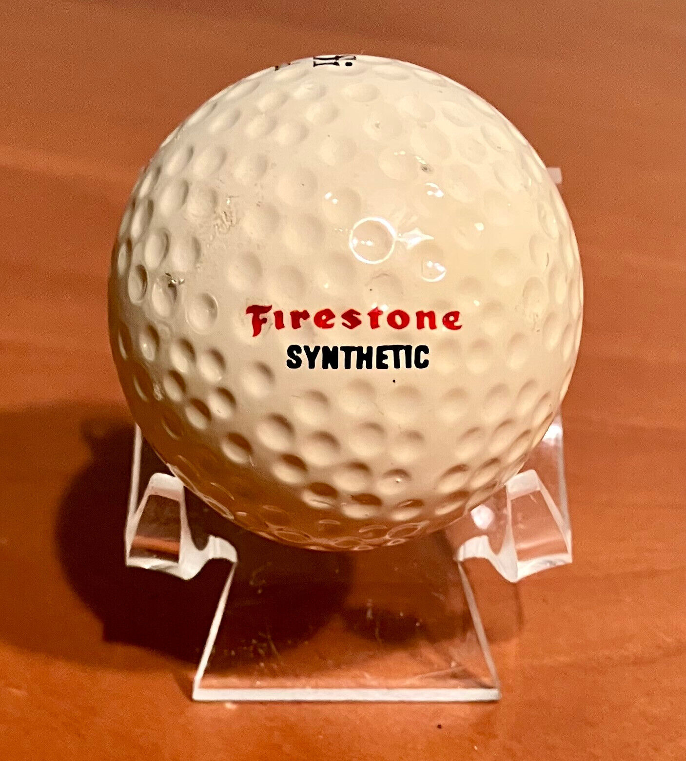 Vintage Firestone Synthetic Rubber Auto Tires Advertising Logo Golf Ball