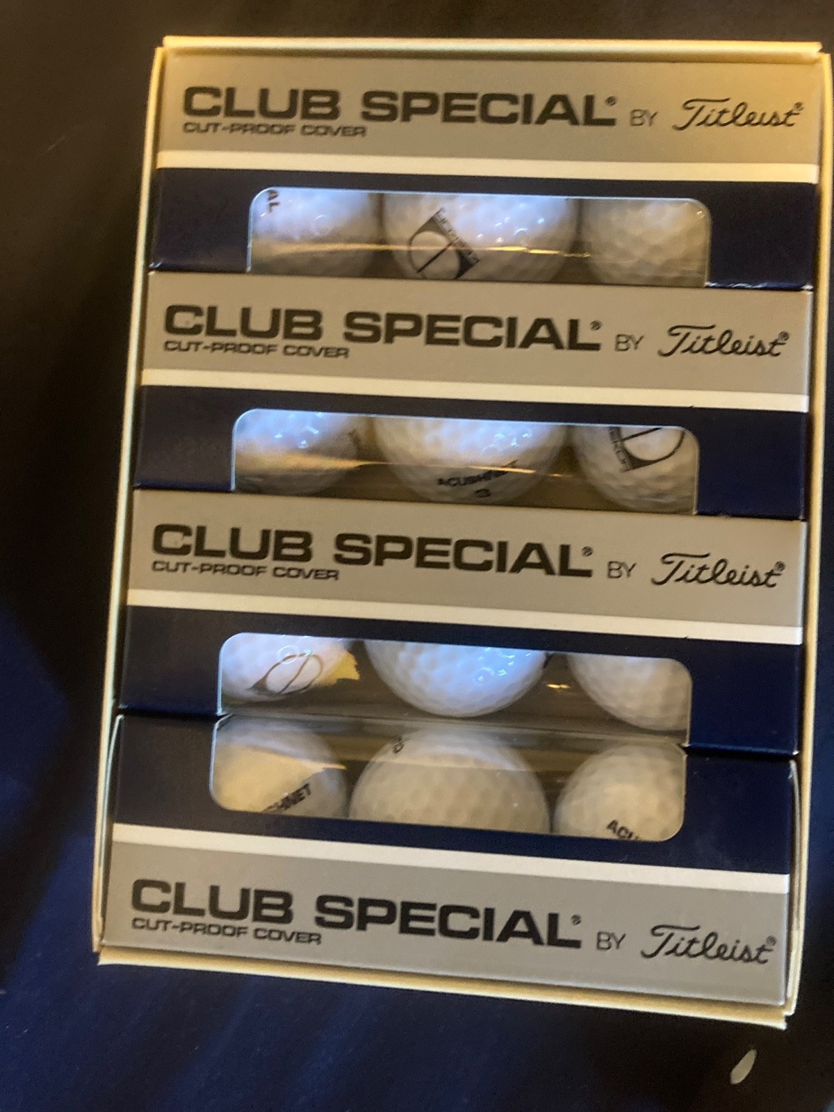 vintage golf balls titleist Acushnet Club Special
