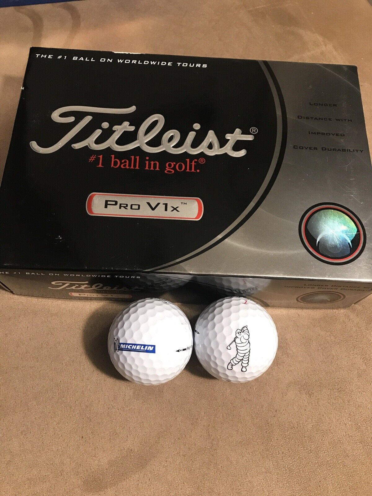 Titleist Pro V1x Golf Balls W MiCHELIN MAN/MICHELIN  LOGO.... 