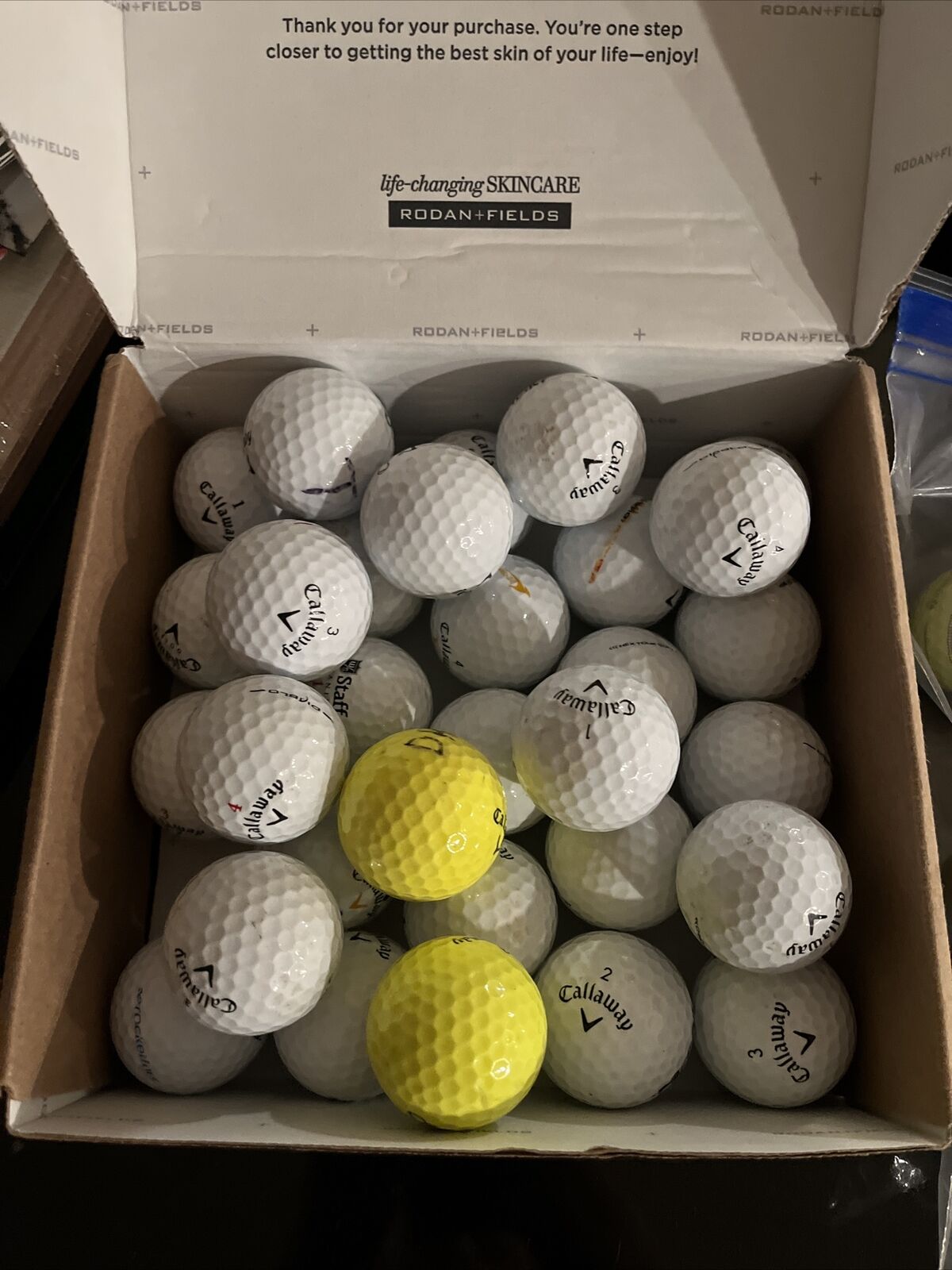 31 callaway used golf balls
