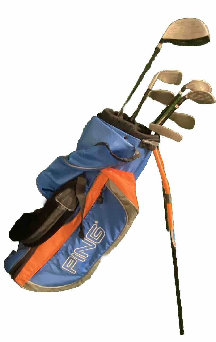 Ping Moxie Junior Golf Set With Bag 1w,Fw,5h,7i,9i,SW,Putter RH Graphite 56-63\