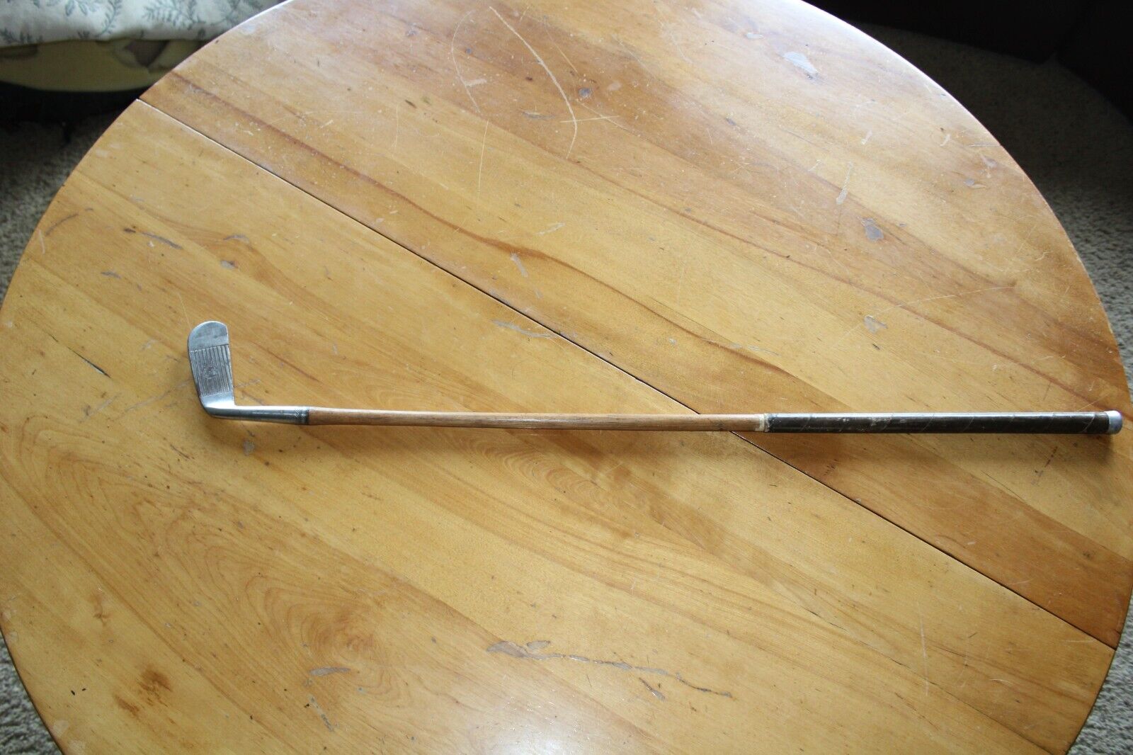Vintage Wilson Golf THE WILSONIAN Iron Right Handed Hickory Shaft Chromium 34”