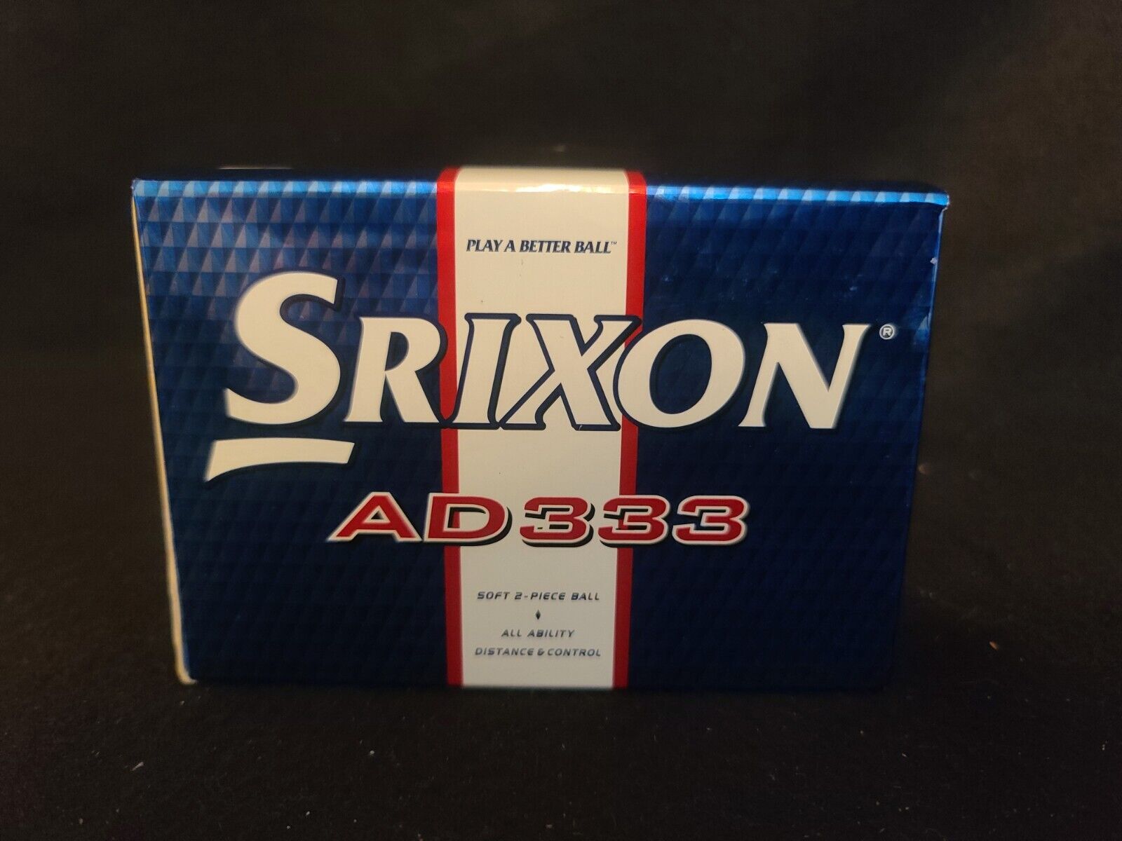 SRIXON AD333 Soft 2Piece- 6 Golf Balls -New Old Stock 