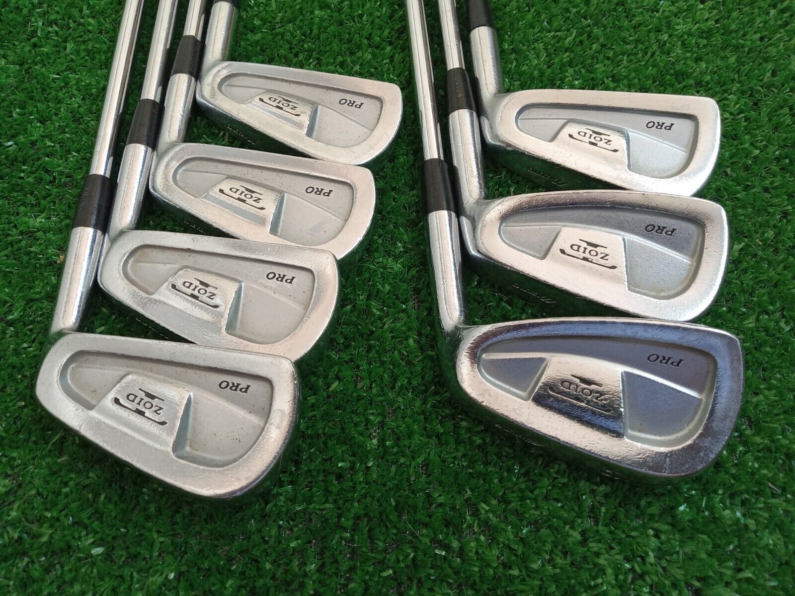 Mizuno TZoid Pro Irons 3-9 Golf Clubs - 7pc Iron Set - Stiff Flex Steel RH