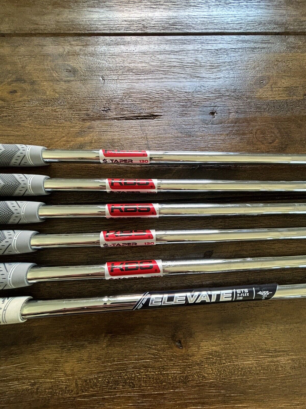 KBS iron shaft set .355 Extra stiff 6-PW Are KBS, 5 Iron Is An Elevate ES
