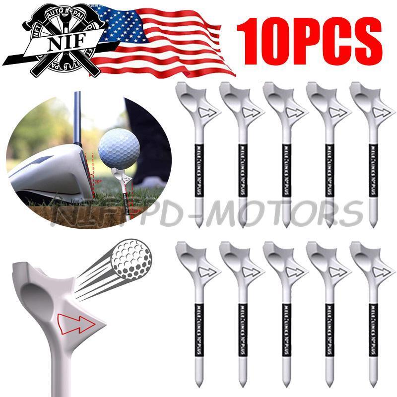 10 Degree Golf Tees Increases Speed Stand Balls Support Base Golf Holder Kit US