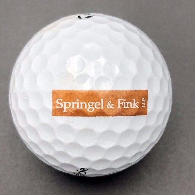 Springel & Fink LLP Logo Golf Ball (1) TaylorMade Lethal PreOwned