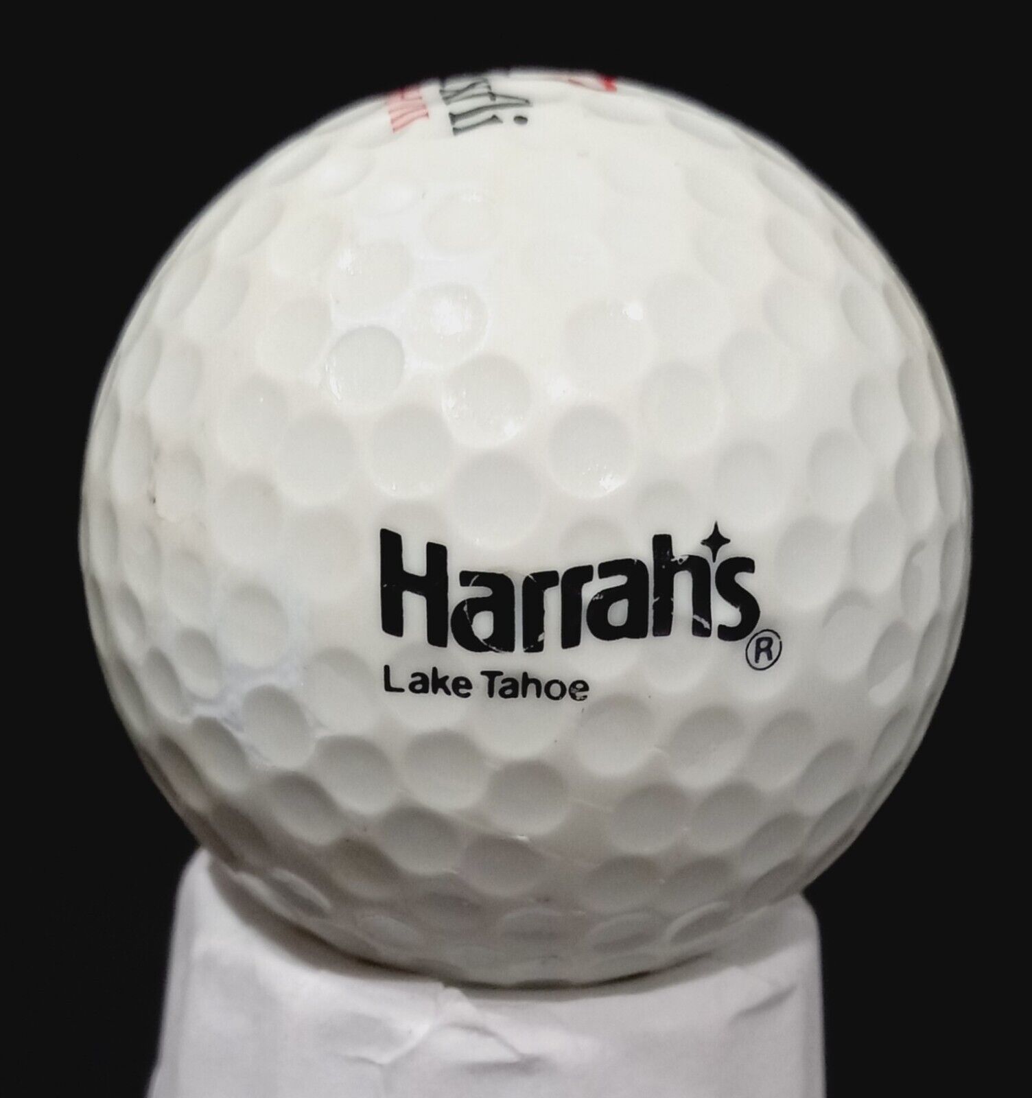 Vtg HARRAH'S LAKE TAHOE Logo Golf Ball Dunlop MaxFli 3 DDH 3