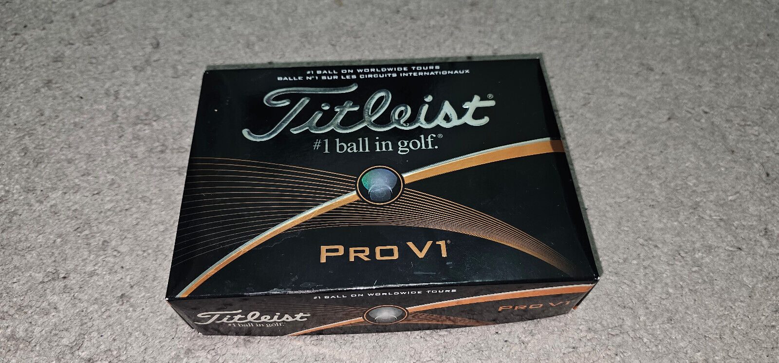 Brand new Case of Titleist ProV1 Gold Balls - 1 Dozen
