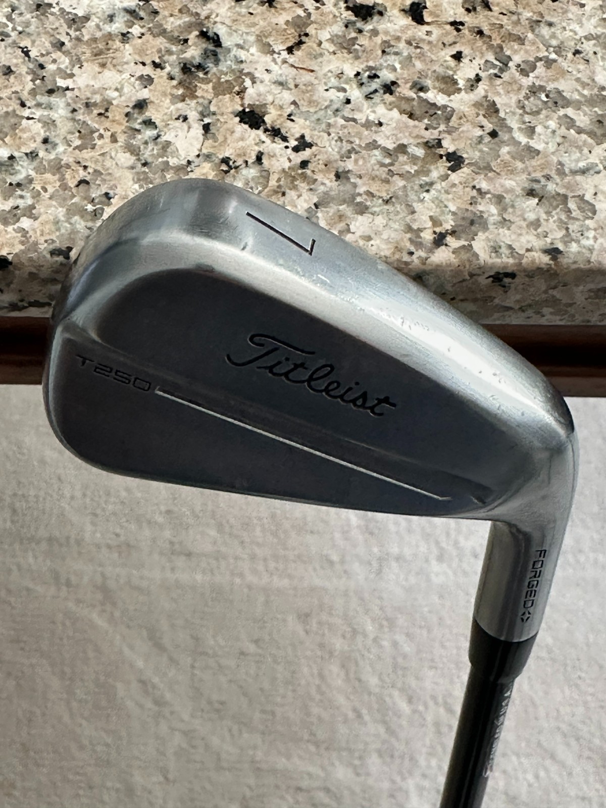 Titleist T250 GW - 7 IRONS & T-350 6 IRON Graphite Design Tour AD Iron 75 R FLEX