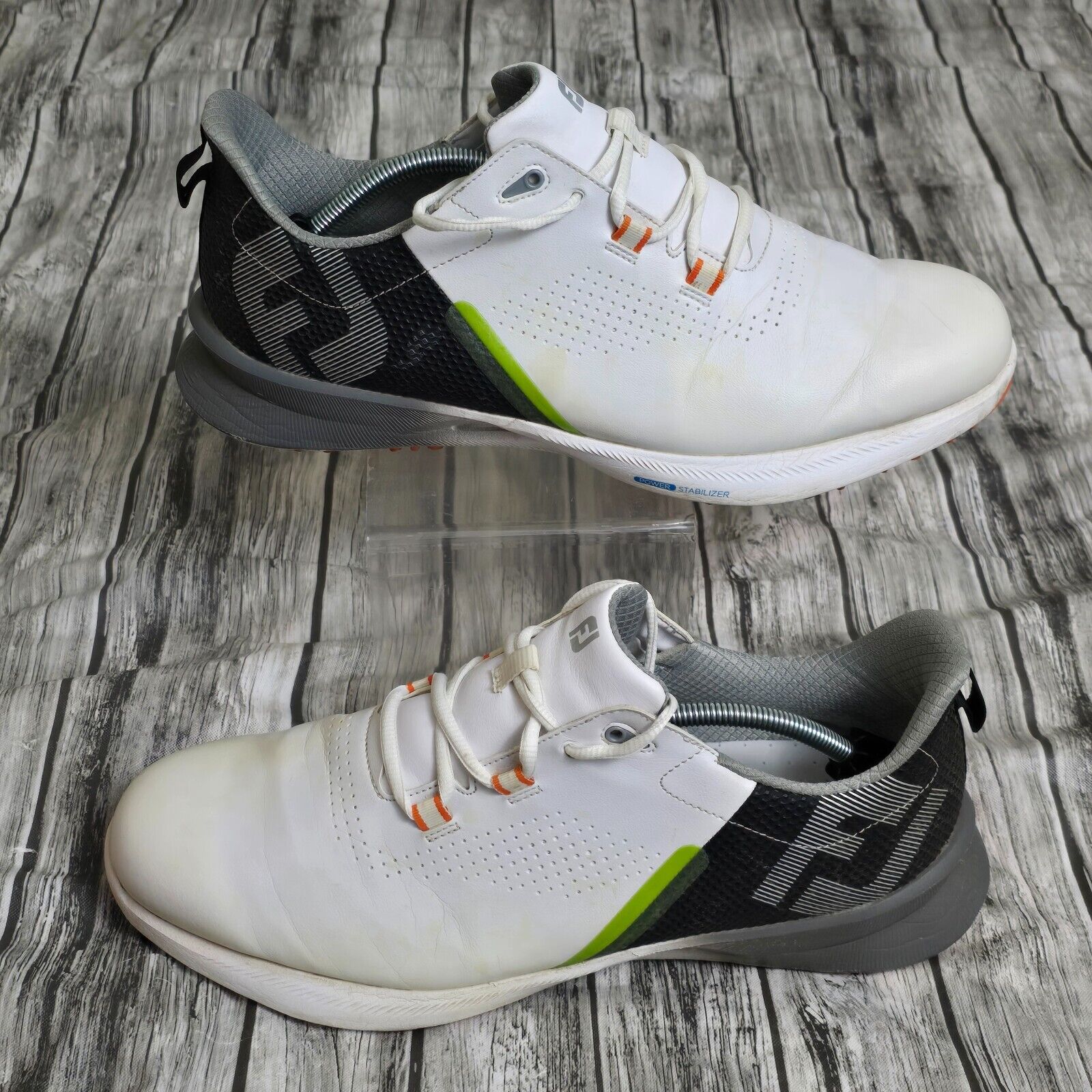 Footjoy FJ Fuel Golf Shoe Men\'s Size 12 Wide Size Waterproof White Sneaker 55443