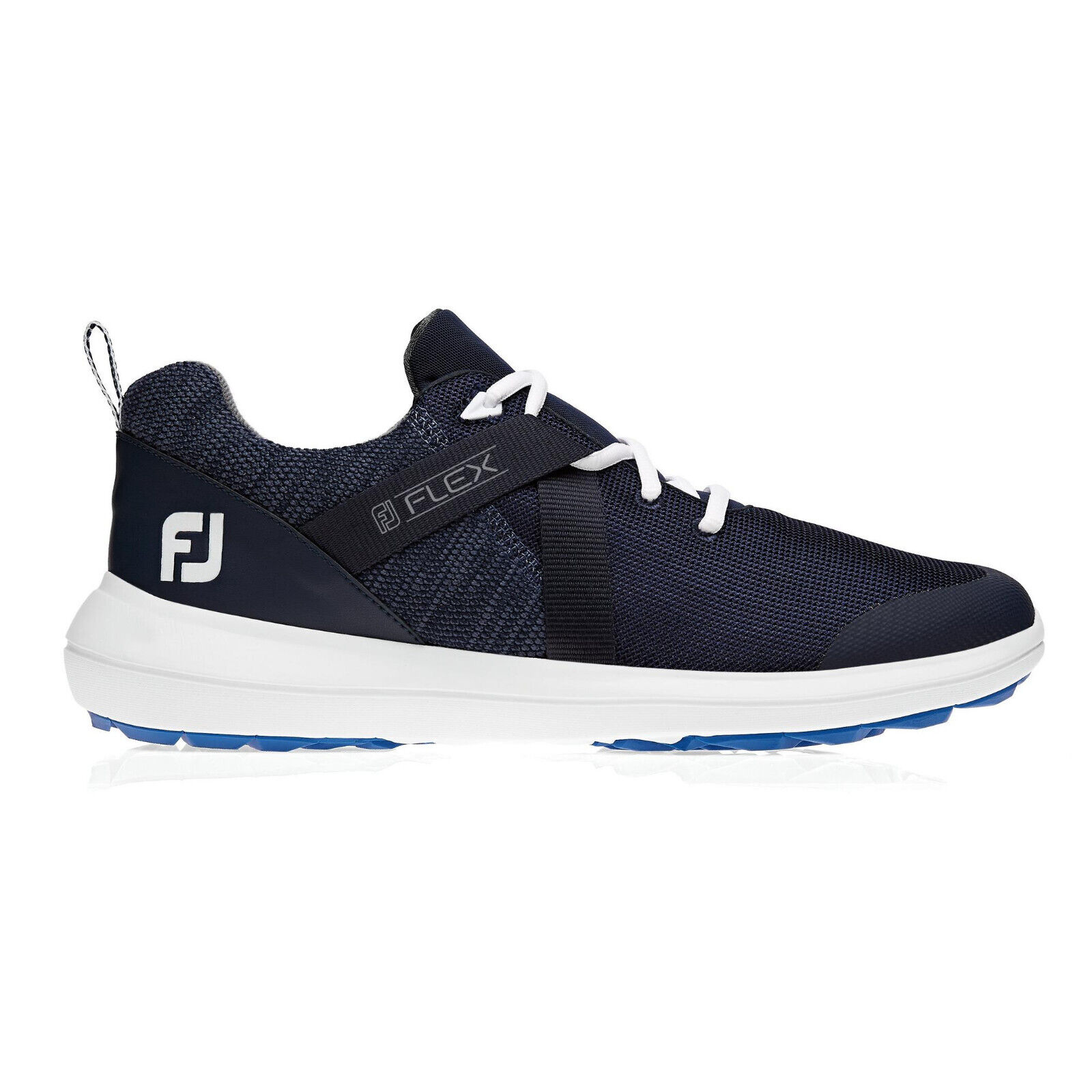 Men\'s Navy FootJoy Flex Spikeless Golf Shoes Size 9.5 Medium
