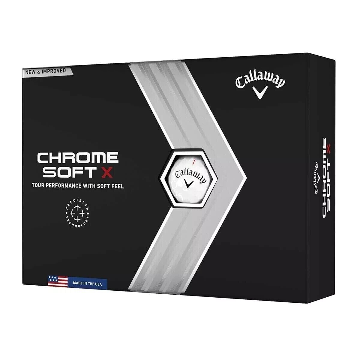 Callaway Chrome Soft X 2022 Golf Balls 12-Pack