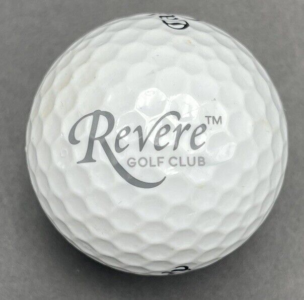 Revere Golf Club Logo Golf Ball (1) Callaway SuperSoft Pre-Owned
