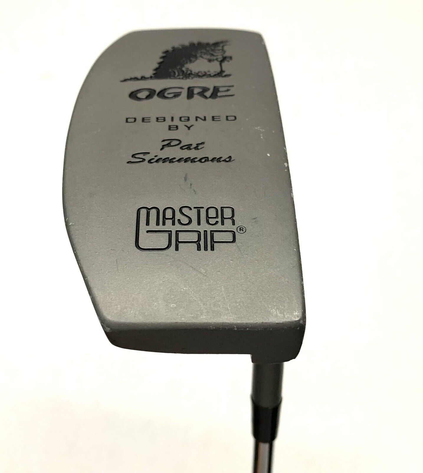 Master Grip Ogre Pat Simmons Putter Right Handed Steel Shaft Headcover Included