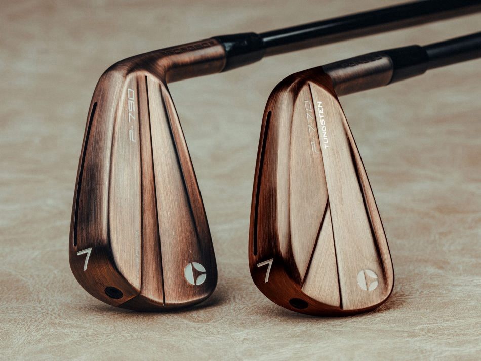 TaylorMade P790 Aged Copper Iron Set 4-PW RH Stiff Steel Irons