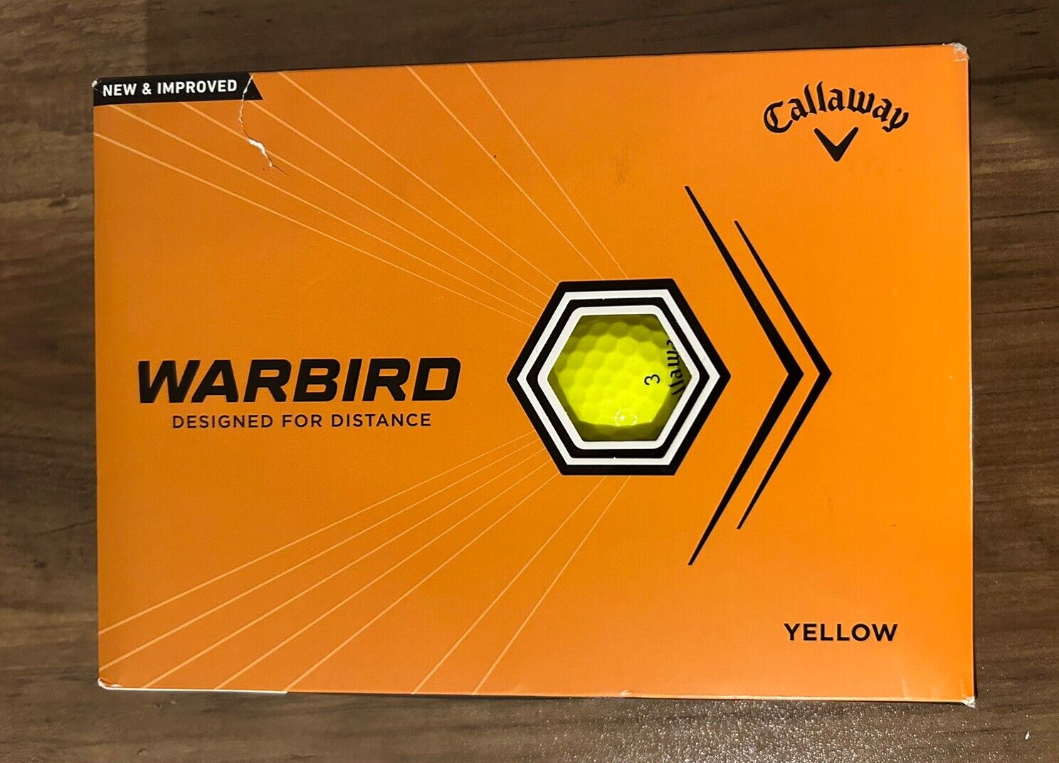 Callaway Warbird Golf Balls 12ct 2023 Version, Yellow
