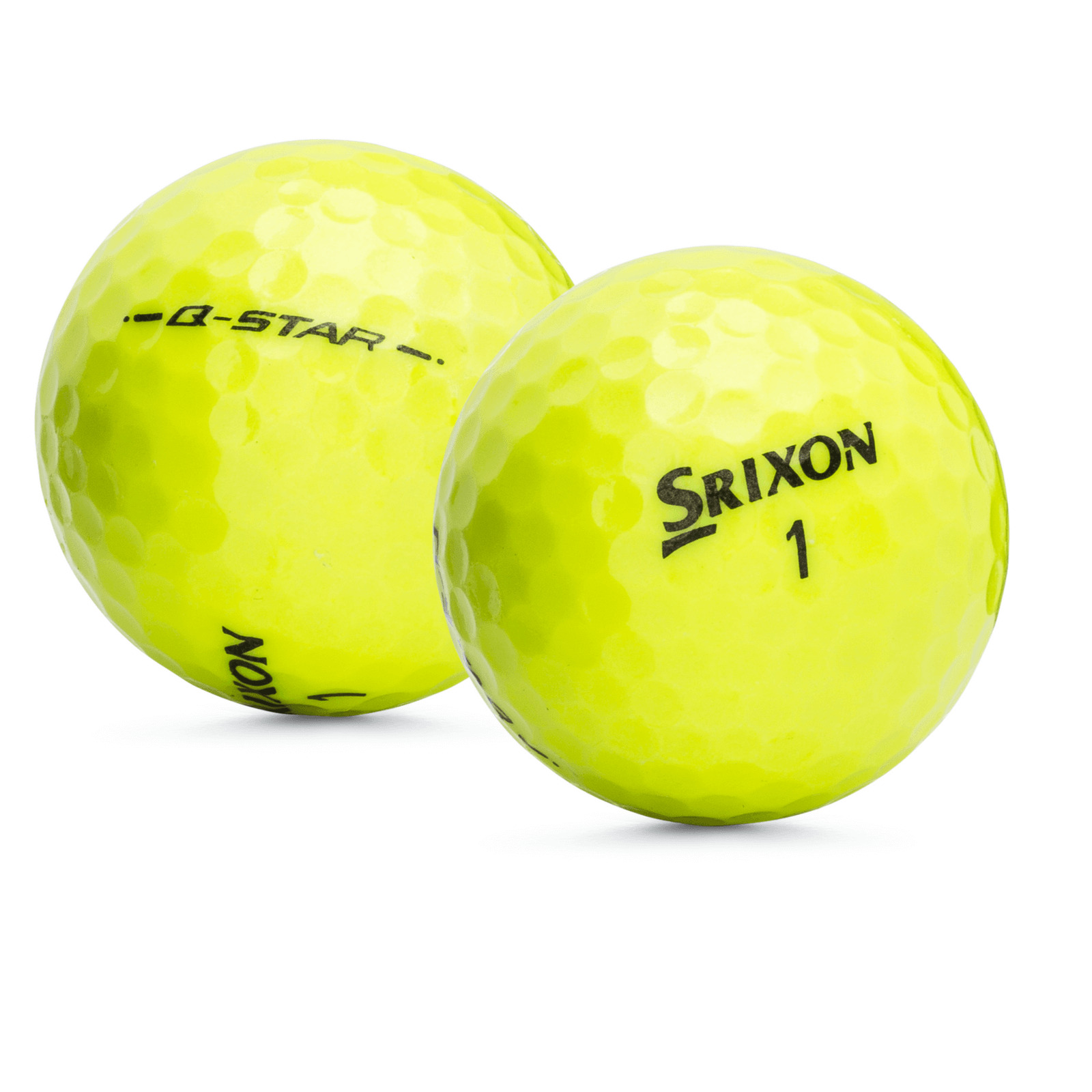 Srixon Q-Star Mix Mint Recycled Used Golf Balls, Yellow - 48 Count
