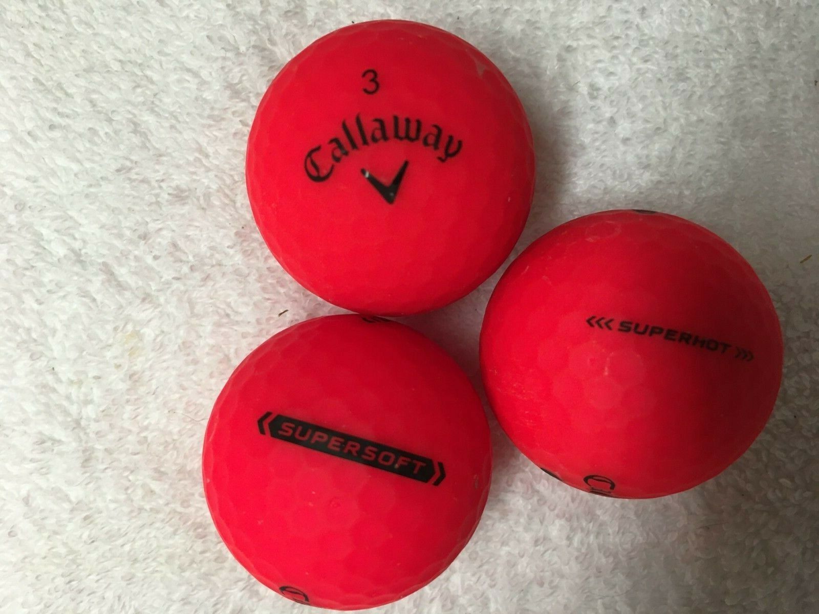24 Callaway Matte Red Color (this item supersoft model only) 5A/4A Balls.