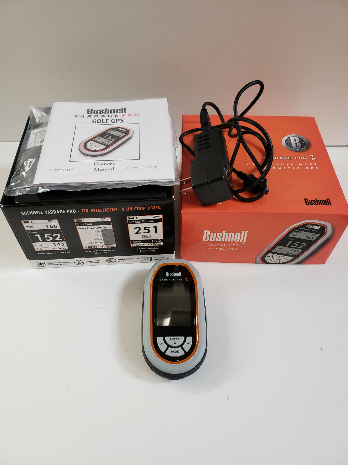 Bushnell Yardage Pro Golf GPS Rangefinder Model# 36-8100 (READ DESCRIPTION)