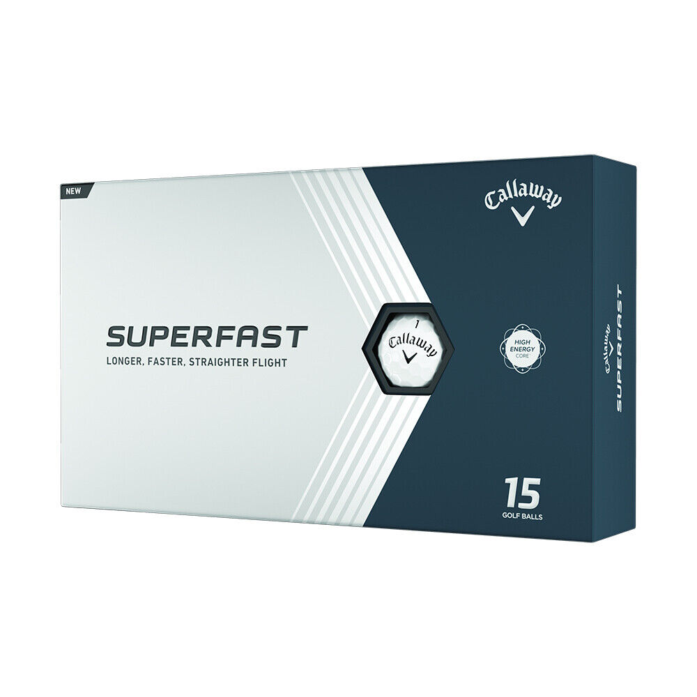 NEW Callaway Superfast Golf Balls 15-Pack - White