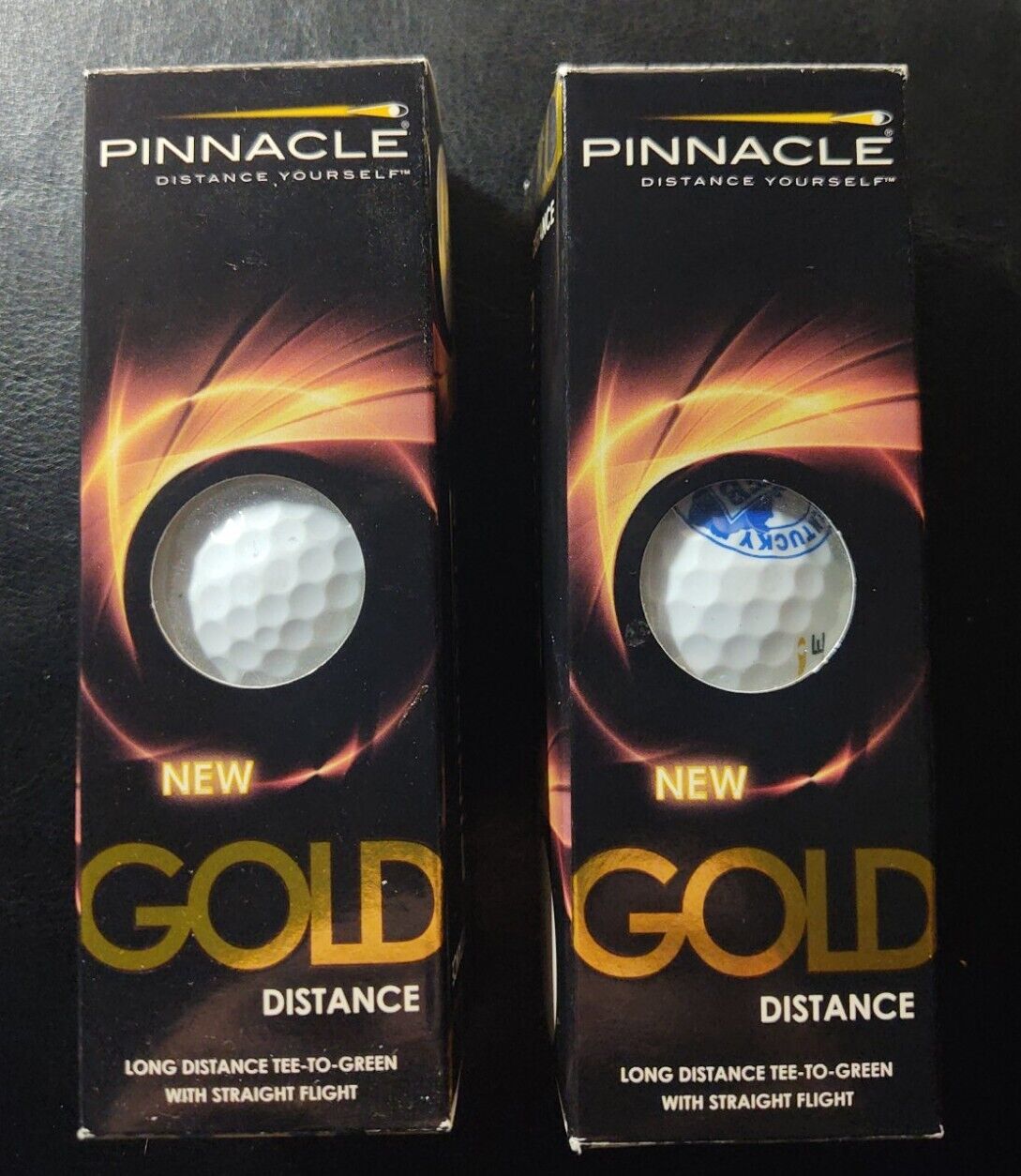 Kentucky Farm Bureau logo balls - Pinnacle Gold Distance - New Sleeve (Lot of 2)