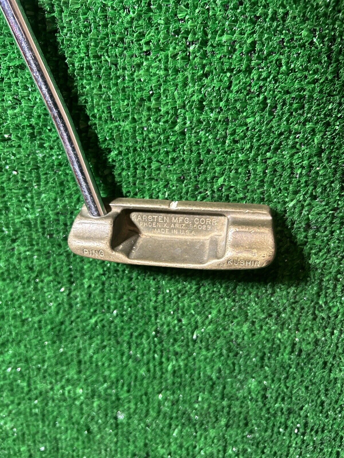 Ping Kushin Putter ⛳️ 34” Steel Golf Pride Grip RH Vintage Karsten Golf
