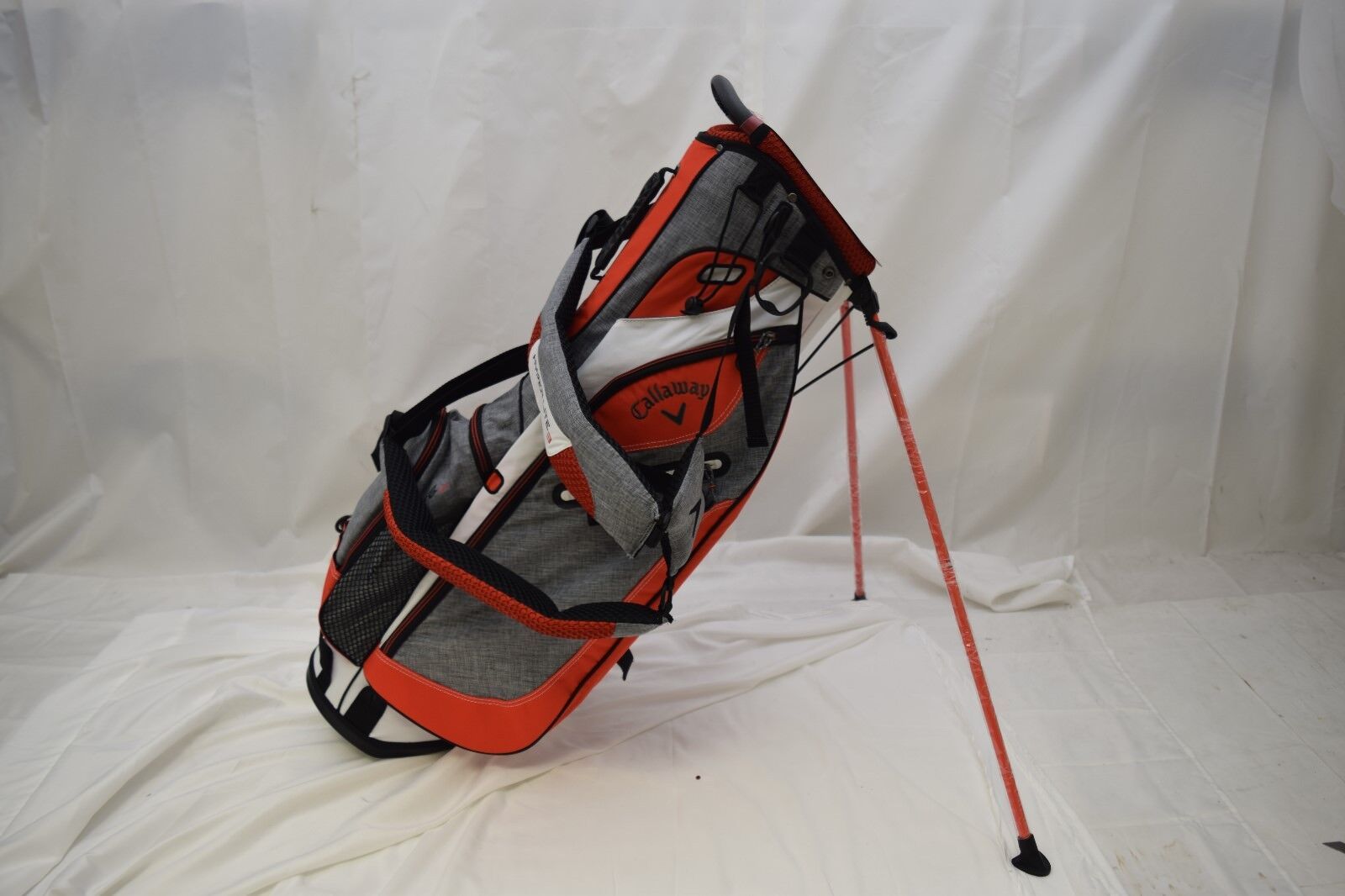 Brand New Callaway HL3 17 Golf Stand Bag Carry Grey Orange White HyperLite 17