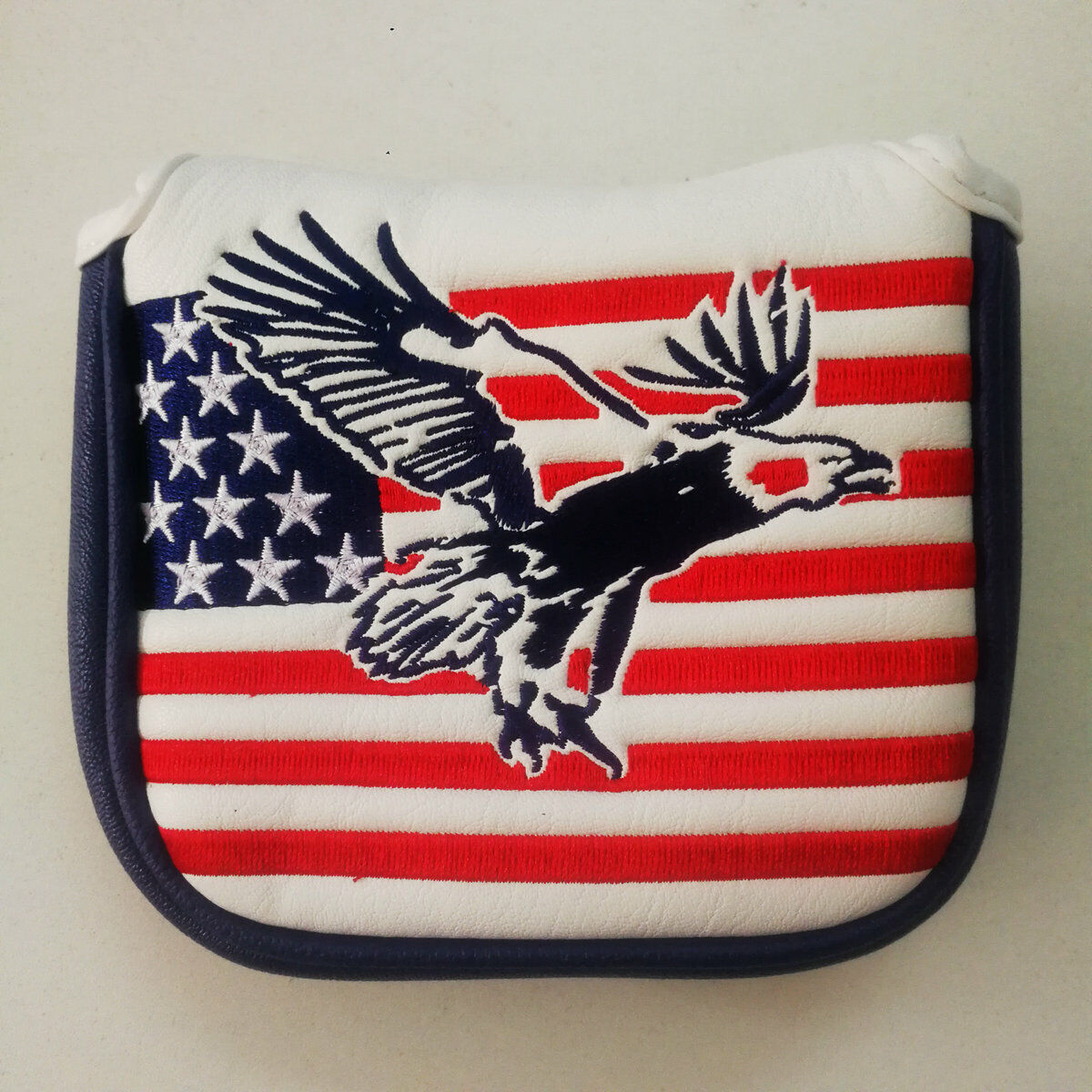 1X USA Golf Square Eagle Mallet Magnetic Closure Putter Cover for Scotty Cameron