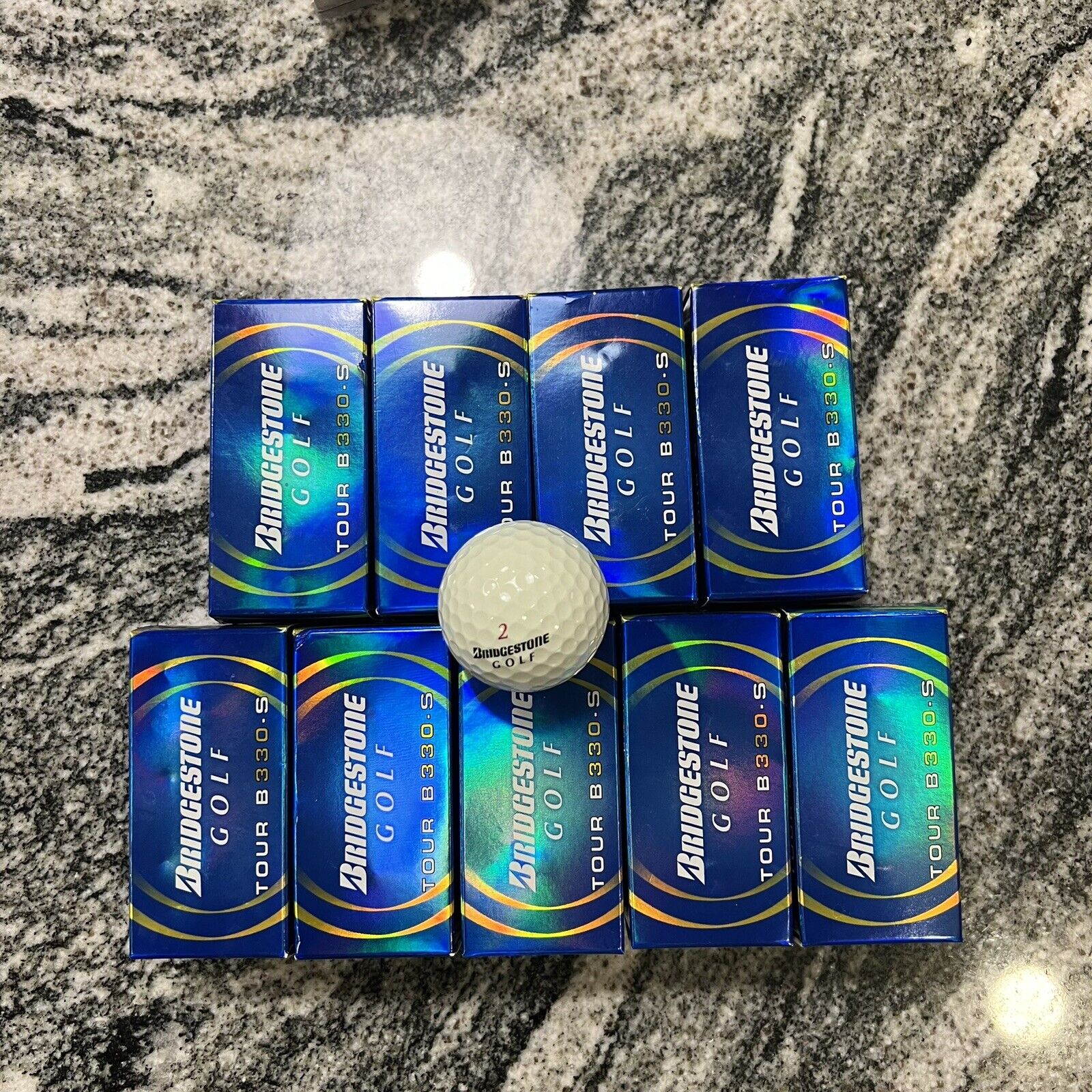 Bridgestone Tour B330-S Golf Balls 1 Dozen + 6 - No Logos Sell For Dozen Price