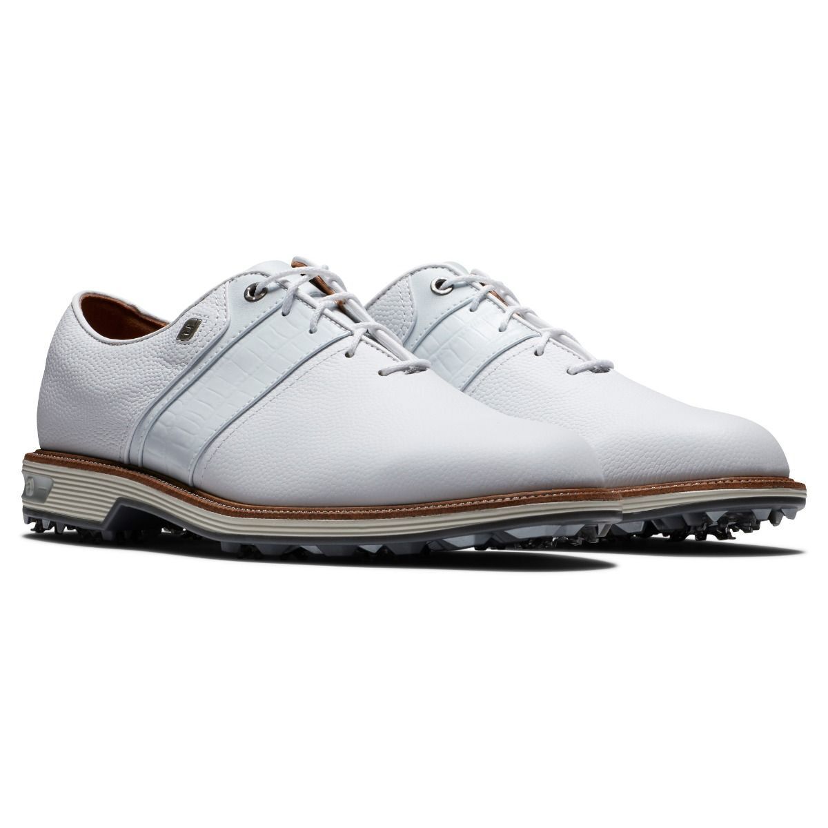 New Men\'s Footjoy Premiere Packard Golf Shoes - White - 53908