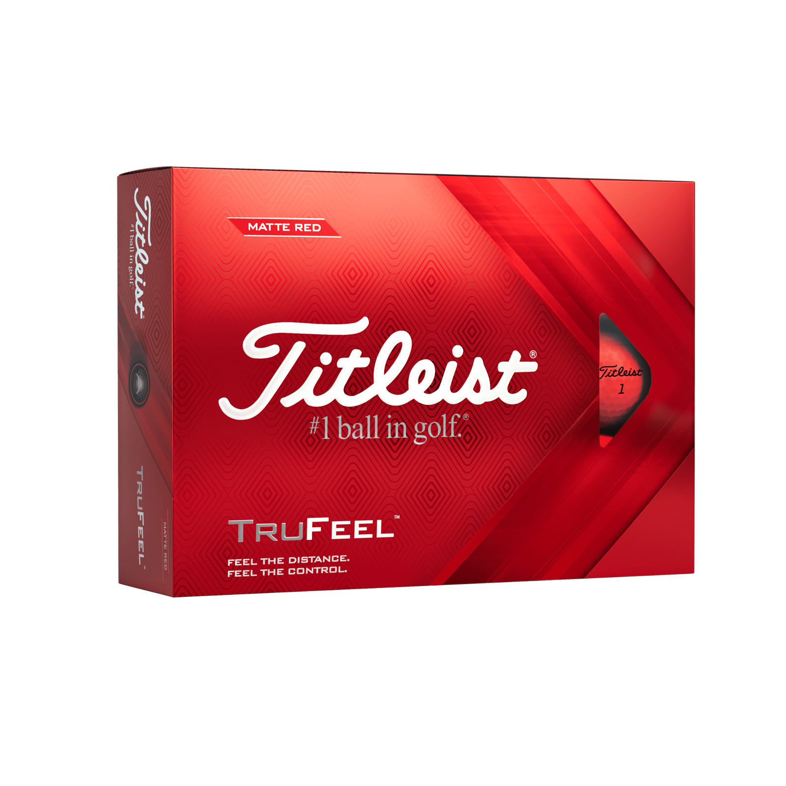 Titleist TruFeel Golf Balls, 12 Pack, Red