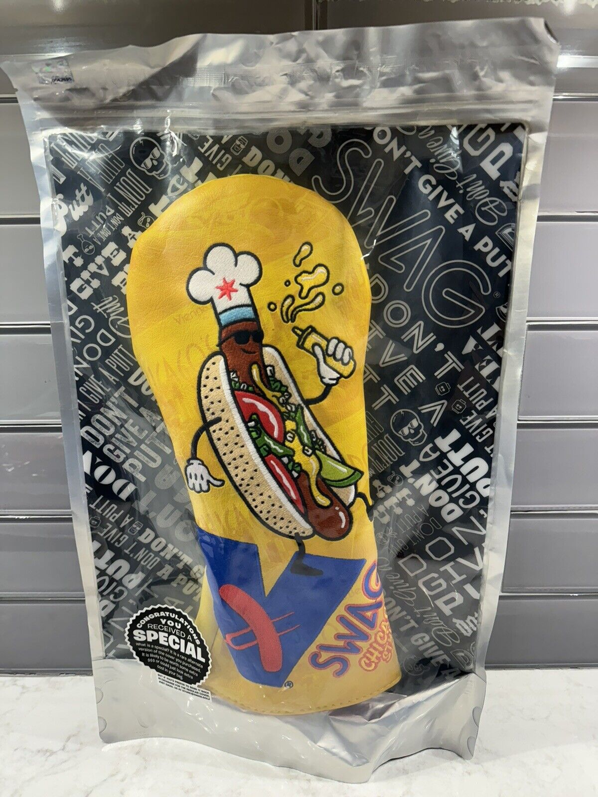 Swag Golf Special Driver Head Cover Chicago Style  Hot Dog - Special Sealed