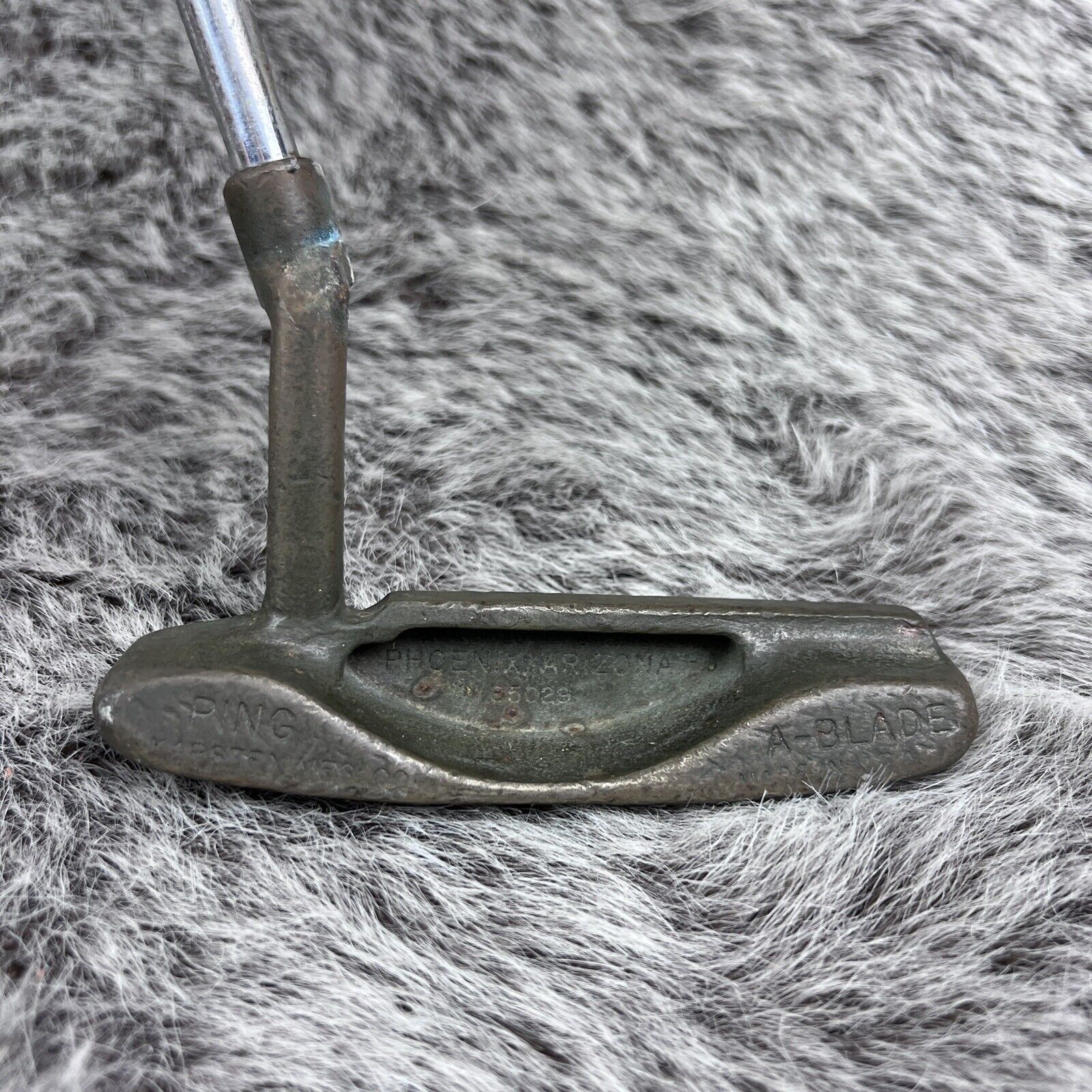 Ping Karsten A-Blade 35” RH Golf Putter Beryllium Copper Needs New Grip