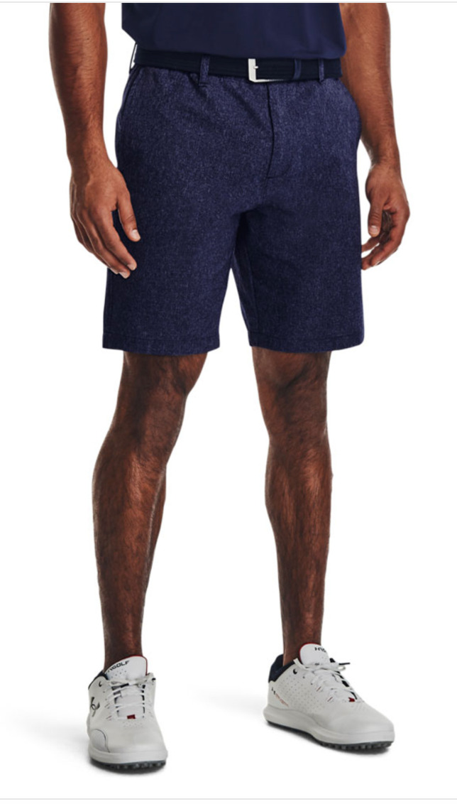 NWT Under Armour Vented Golf Shorts - Midnight Navy Blue - Size 38 - 10\