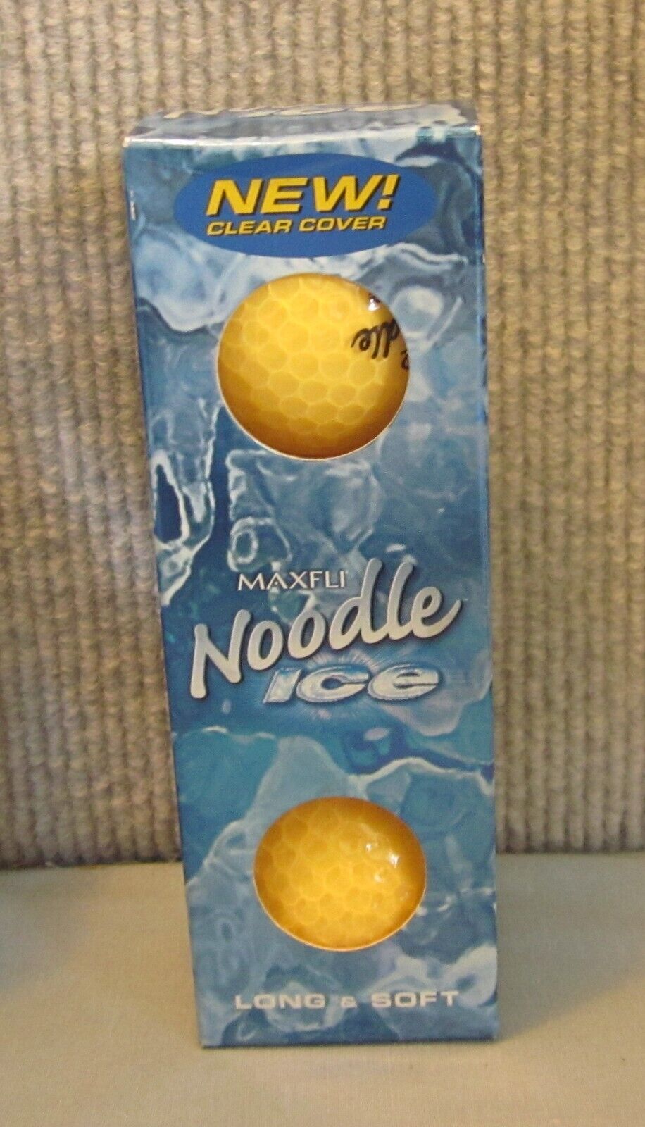 New Maxfli Noodle Ice Golf Balls, Pack of Three - Yellow