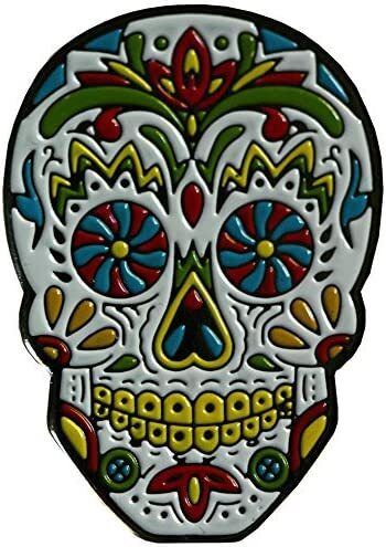 Dia De Los Muertos Magnetic Golf Ball Marker & Matching Hat Clip