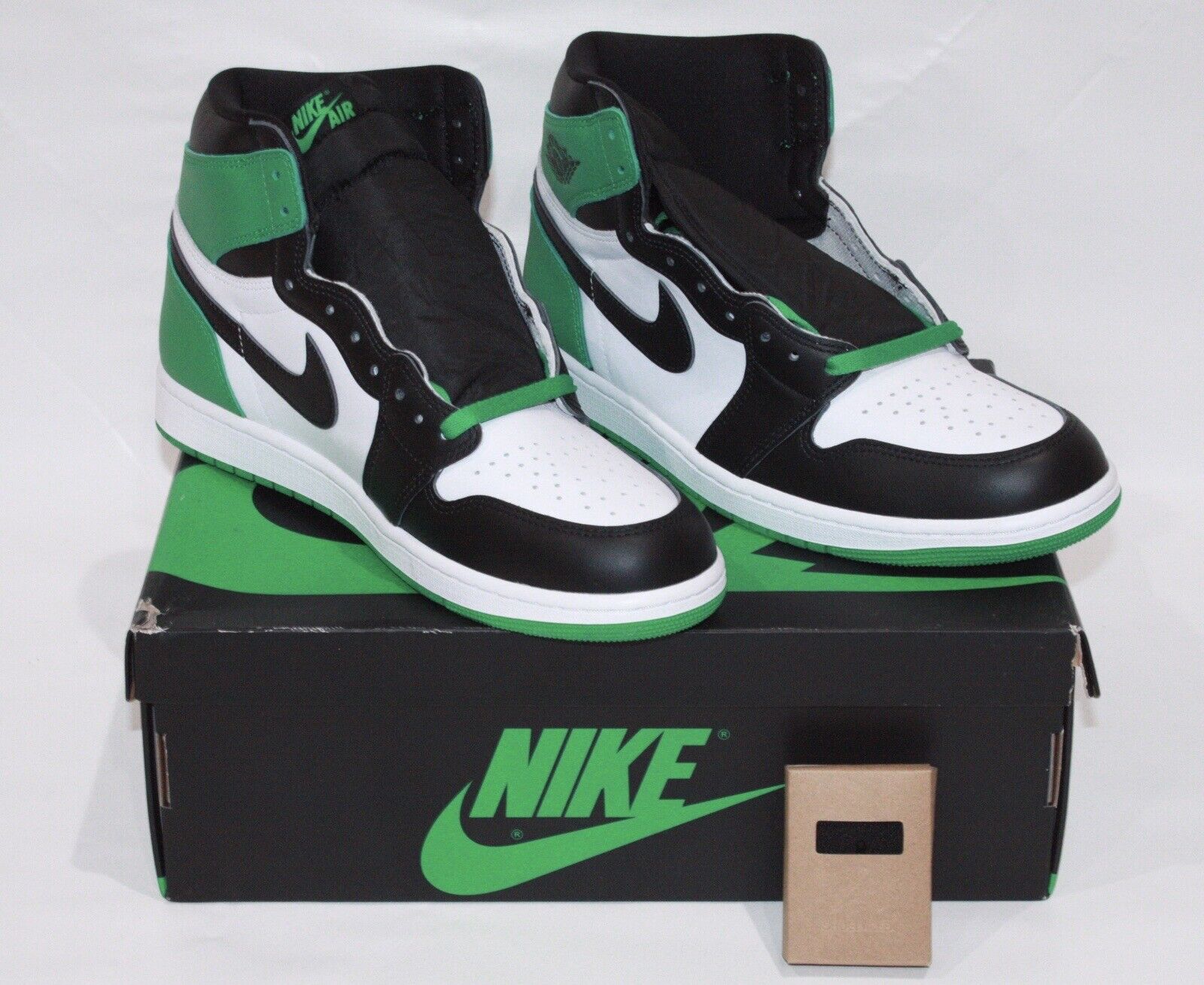 Nike Air Jordan 1 Retro High OG Size 11.5 Black Lucky Green White DZ5485-031 New