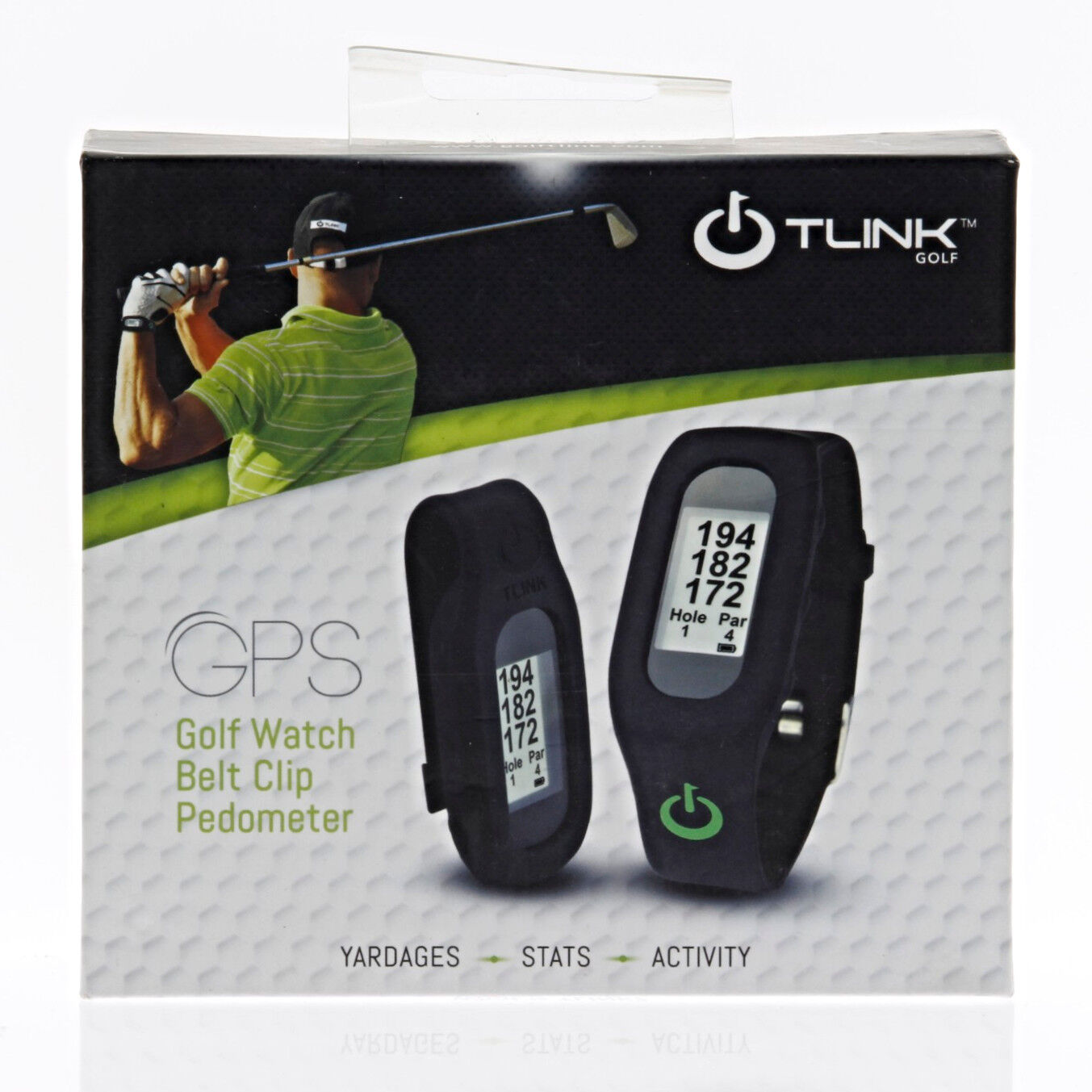 Tlink Golf Gps Watch & Activity Tracker‑App For Ios & Android - Black