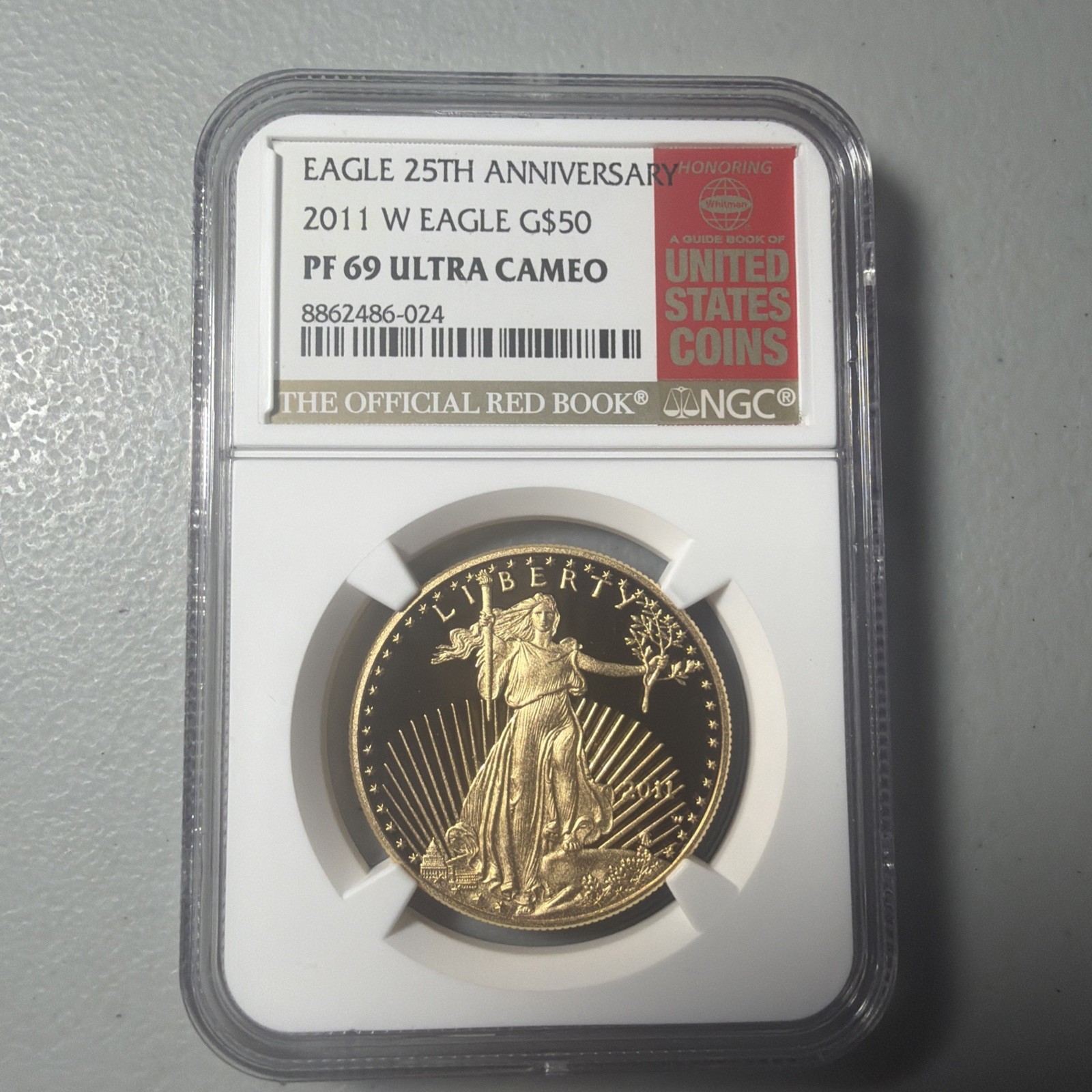 2011-W Proof Gold Eagle 1 oz Red Book NGC PF69 2011-W Proof Gold Eagle 1 oz Red Book NGC PF69