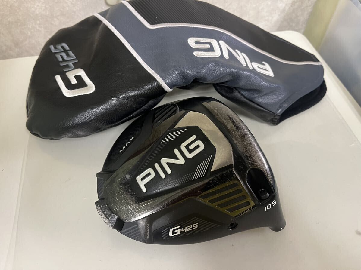 Ping G425 MAX 10.5 Driver Head Only ( RH ) w/cover