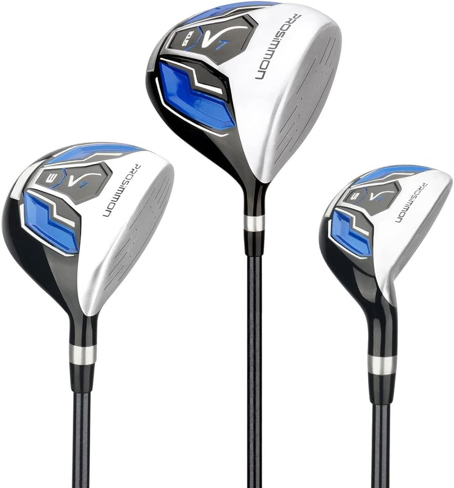 Golf V7 Wood Set, Driver, Fairway and Hybrid, Mens Right Hand