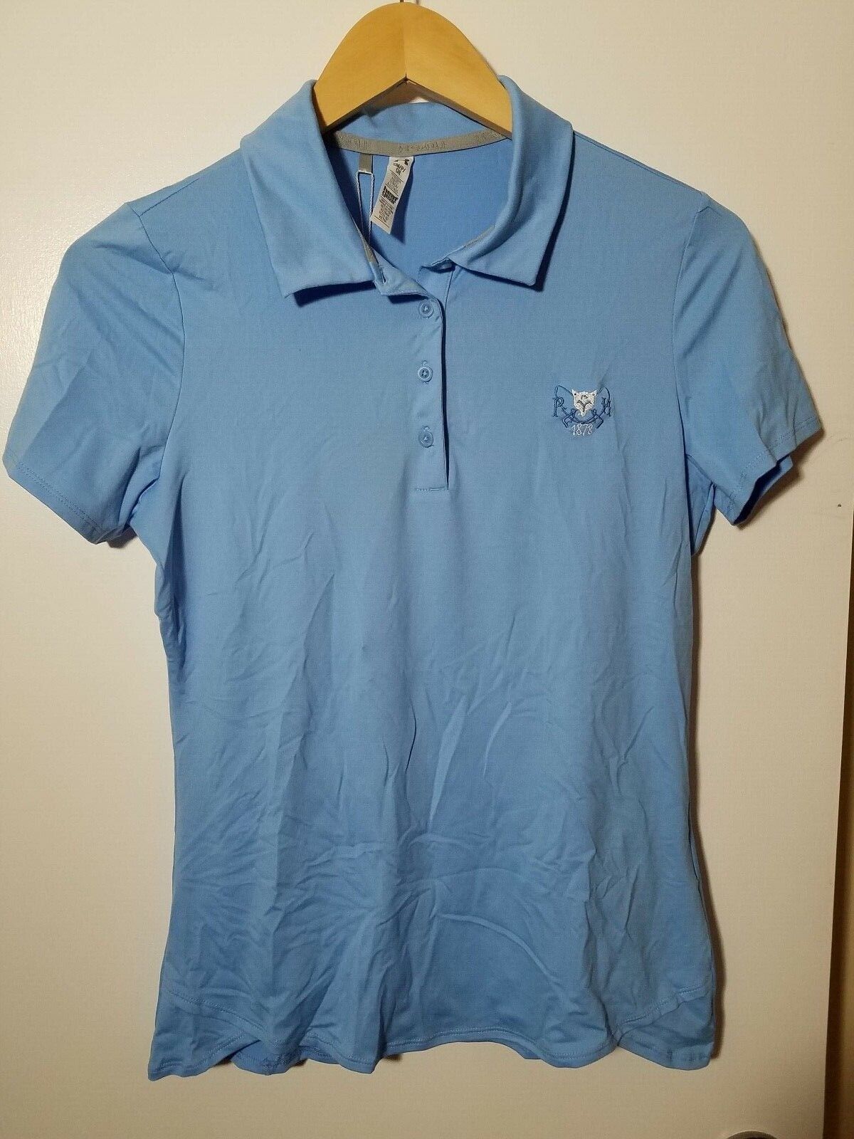 1 NWT UNDER ARMOUR WOMEN\'S POLO, SIZE: SMALL, COLOR: LIGHT BLUE (J81)