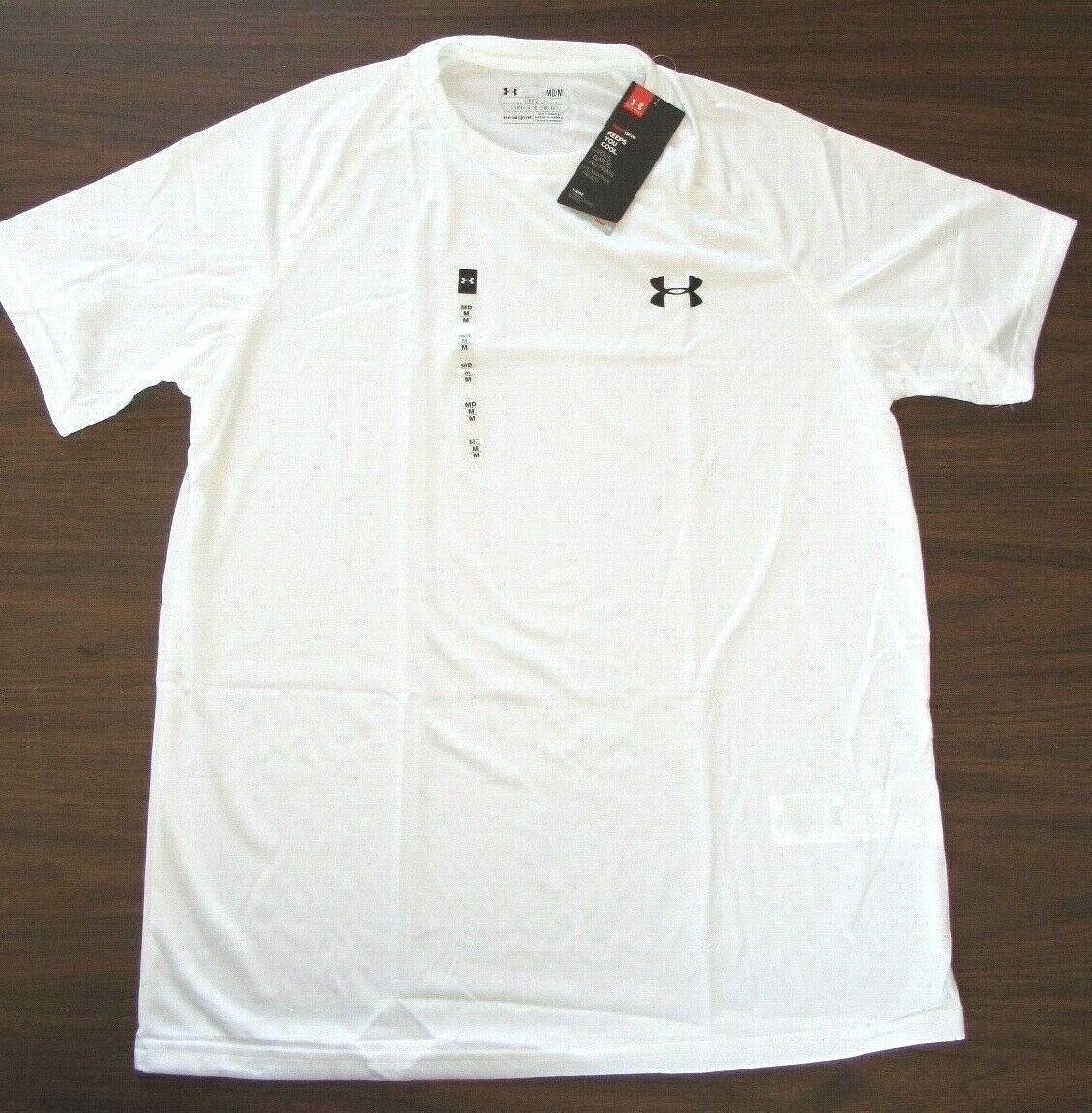 Under Armour Men's Tech Short Sleeve T-Shirt  1228539  White   Sm - 4XL