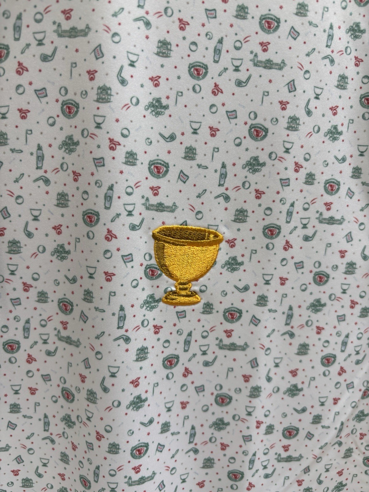 NEW Peter Millar Limited 2026 Presidents Cup Polo XL - Medinah Logo & Icons